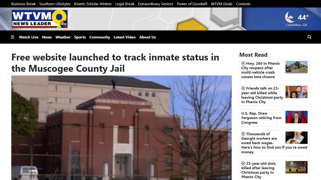 Free website launched to track inmate status in the Muscogee County Jail